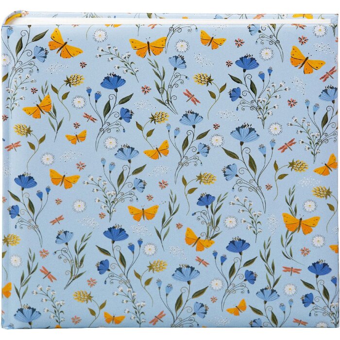 Álbum fotográfico Goldbuch Secret Garden Blue 25x25 cm 60 páginas impresión artística con grabado en oro