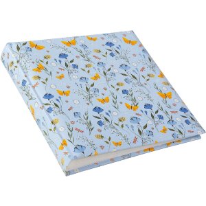 Álbum fotográfico Goldbuch Secret Garden Blue 25x25 cm 60 páginas impresión artística con grabado en oro