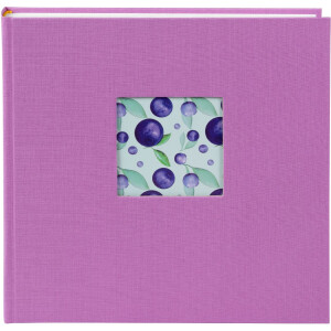 Álbum de fotos Goldbuch Bella Vista Lavanda 25x25 cm con lienzo y protección de pergamino