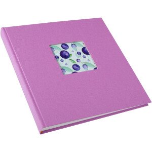 Álbum de fotos Goldbuch Bella Vista Lavanda 25x25 cm con lienzo y protección de pergamino