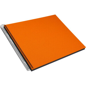 Álbum de fotos espiral Goldbuch Bella Vista Sun Orange 35x30 cm Blanco