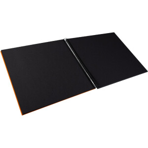 Álbum de fotos espiral Goldbuch Bella Vista Sun Orange 35x30 cm Blanco