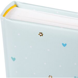 Álbum de fotos Goldbuch Loving Birds Boy 30x31 cm con acabado en relieve dorado y páginas de pergamino