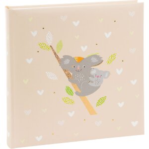 Álbum de fotos Goldbuch Koala 30x31 cm, 60 páginas, acabado dorado, hojas de pergamino