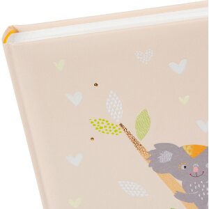 Álbum de fotos Goldbuch Koala 30x31 cm, 60 páginas, acabado dorado, hojas de pergamino