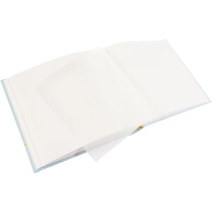 Álbum de fotos Goldbuch Blue Elephant 30x31 cm con grabado en oro y páginas de pergamino