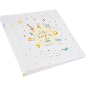 Álbum de fotos Goldbuch Hello Sunshine 30x31 cm 60 páginas fotocarton pergamino blanco