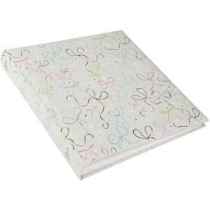 Álbum de fotos Goldbuch Ribboné taupe 30x31 cm 60 páginas fotocarton grabado dorado