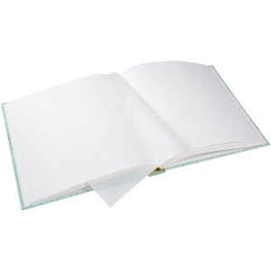 Álbum de fotos Goldbuch Ribboné menta 30x31 cm 60 páginas fotocarton dorado