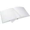 Álbum de fotos Goldbuch Ribboné menta 30x31 cm 60 páginas fotocarton dorado