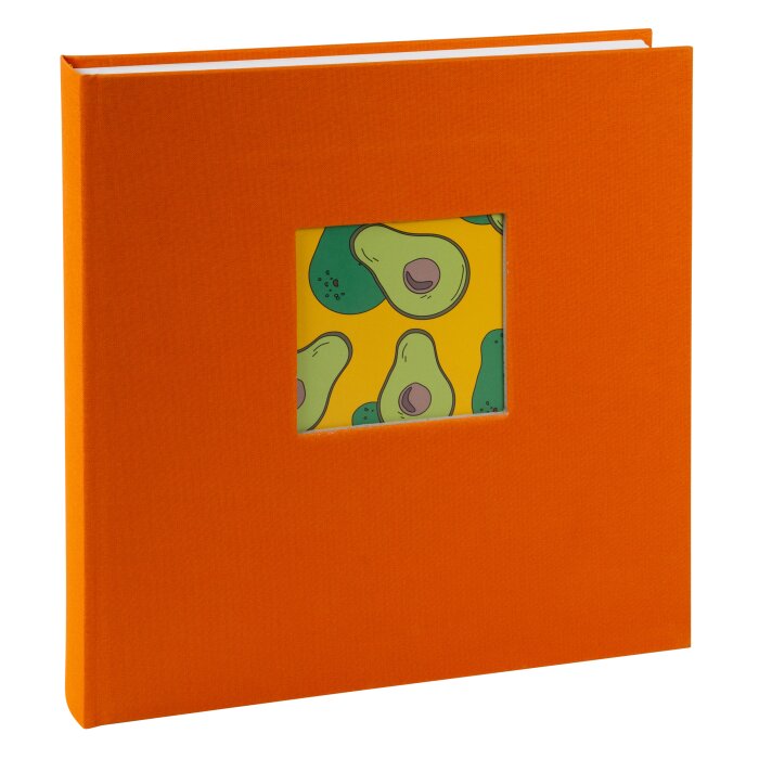 Álbum de fotos Goldbuch Bella Vista Sun Orange 30x31 cm con lienzo y protección de pergaminos