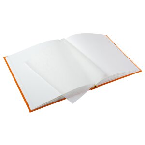 Álbum de fotos Goldbuch Bella Vista Sun Orange 30x31 cm con lienzo y protección de pergaminos