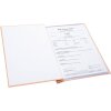 Mapa de documentos Goldbuch Estiloso naranja melocotón 24x31 cm con 12 fundas transparentes