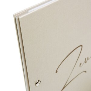 Mapa de documentos Goldbuch Schwungvoll crema 24x31 cm