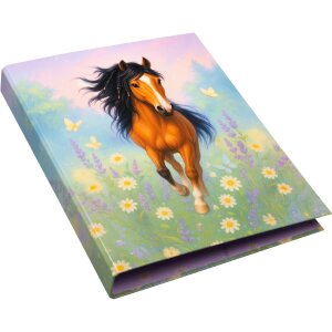 Libro de anillas Goldbuch A4 Wiesenglück 26x32 cm impresión de arte 2 anillas