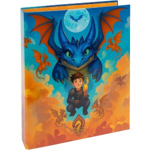 Libro de anillas Goldbuch Drachenfreund A4 26x32 cm
