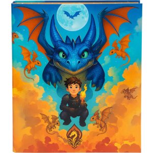 Libro de anillas Goldbuch Drachenfreund A4 26x32 cm