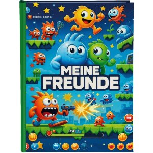 Libro de amigos Goldbuch Level Up! 15x21 cm DIN A5 88...
