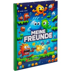 Libro de amigos Goldbuch Level Up! 15x21 cm DIN A5 88...