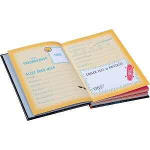 Libro de amigos Goldbuch Skateboards 15x21 cm DIN A5 con 88 páginas ilustradas