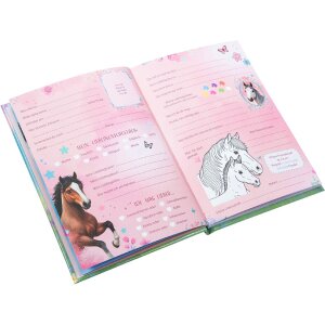 Libro de amistades Wiesenglück 15x21 cm DIN A5 88 páginas impresión de arte