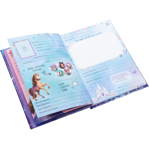 Libro de amigas Goldbuch Princesa Brillo Estelar 15x21 cm