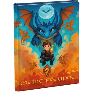 Libro de amigos Drachenfreund de Goldbuch 15x21 cm, DIN...