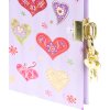 Cuaderno Sweet Beat 16,5 x 16,5 cm, 96 páginas, relieve dorado, cierre dorado
