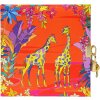Diario Goldbuch Wild Life Girafas 16,5 x 16,5 cm, 96 páginas, acabado en relieve dorado