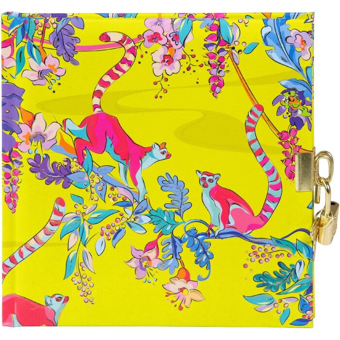 Diario Goldbuch Wild Life Lemures 16,5 x 16,5 cm Dorado o Plateado