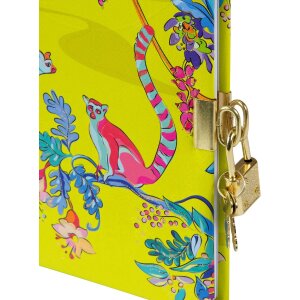 Diario Goldbuch Wild Life Lemures 16,5 x 16,5 cm Dorado o Plateado