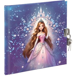Diario Prinzessin Sternenglanz 16x16 cm Blanco de Goldbuch