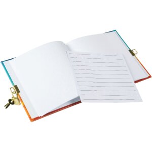 Diario Goldbuch Drachenfreund 16x16 cm, blanco, con cerradura