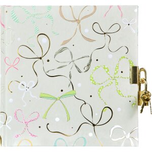 Diario Goldbuch Ribboné mint 16,5 x 16,5 cm con acabado en relieve dorado y resorte