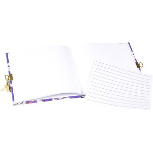 Diario Goldbuch Orchid Mood purple 16x16 cm 96 páginas dorado