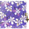 Diario Goldbuch Orchid Mood purple 16x16 cm 96 páginas dorado