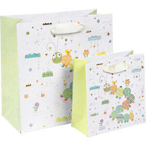 Bolsa de regalo Goldbuch Little Loop 18x8 cm con grabado...