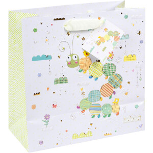 Bolsa regalo Goldbuch Little Loop 27x13 cm en dorado