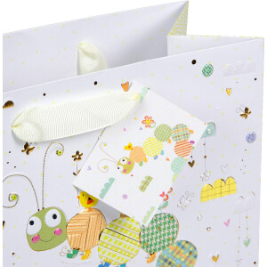 Bolsa regalo Goldbuch Little Loop 27x13 cm en dorado