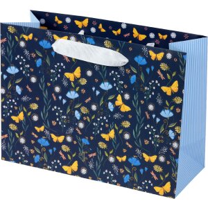 Tasca de regalo Goldbuch Secret Garden night blue 18x10 cm