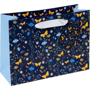 Tasca de regalo Goldbuch Secret Garden night blue 18x10 cm