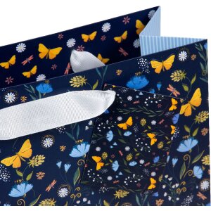 Tasca de regalo Goldbuch Secret Garden night blue 18x10 cm