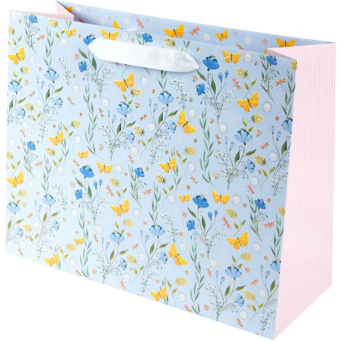Bolsa regalo Goldbuch Secret Garden Blue 27x13 cm