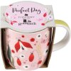 Taza de porcelana Secret Garden rosa, 46 684