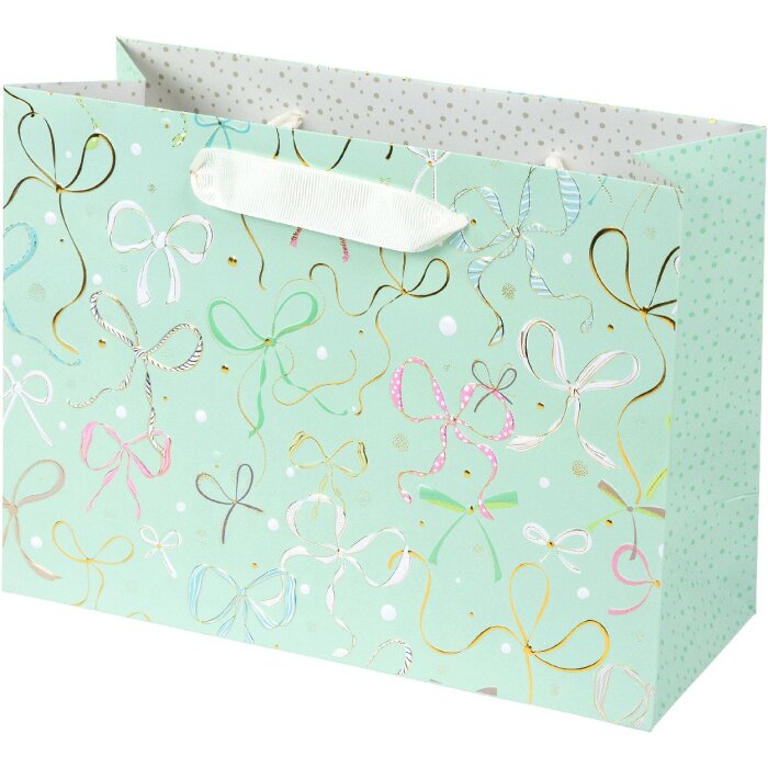 Bolsa de regalo Goldbuch Ribboné mint 18x10 cm