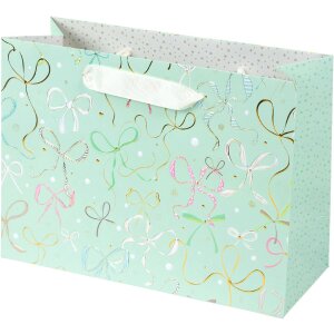 Bolsa de regalo Goldbuch Ribboné mint 18x10 cm