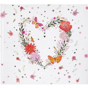 Libro de visitas Goldbuch Floral Embrace 24x22 cm,...