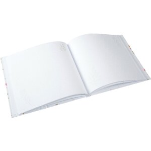 Libro de visitas Goldbuch Floral Embrace 24x22 cm, dorado, sin pergaminos