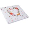 Libro de visitas Goldbuch Floral Embrace 24x22 cm, dorado, sin pergaminos