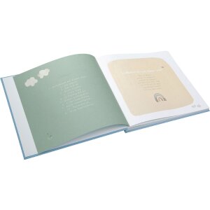 Libro de registro de bebé Goldbuch Wolkenpoesie azul 24x22 cm